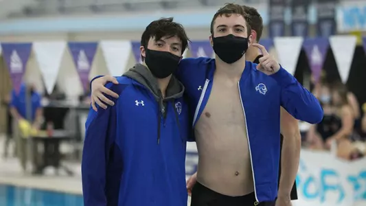 Ben LaClair, Tommy Minar 100 Free 2021 BIG EAST Championships