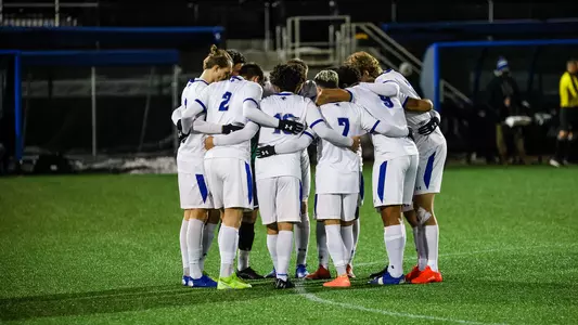 Men's Soccer Huddle