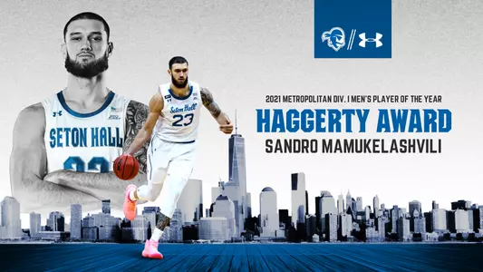 Sandro Mamukelashvili Haggerty Award Winner Graphic
