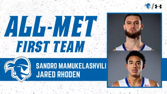 Sandro Mamukelashvili and Jared Rhoden All-Met First Team Graphic