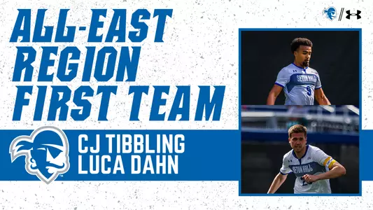 CJ Tibbling Luca Dahn All-East Region First Team
