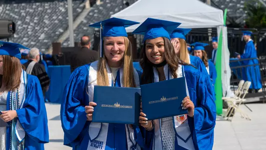 Payton Beaver and Janae Barracato at Commencement