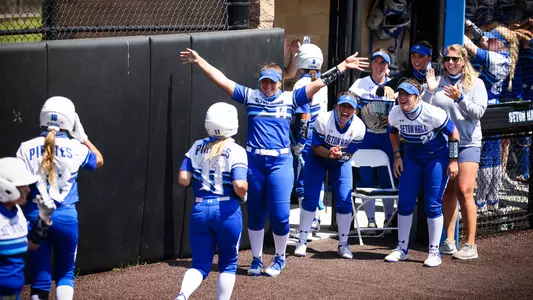 Softball Team Celebration