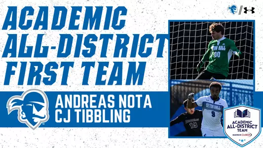 Andreas Nota CJ Tibbling CoSIDA Academic All-District 2021