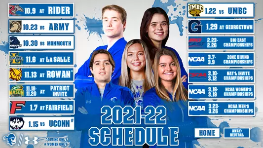 Swimming & Diving Schedule Graphic