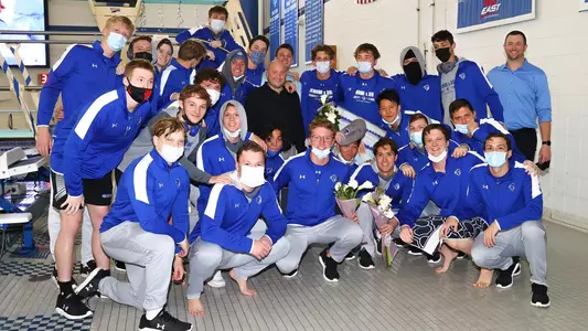 Men's Swimming on Senior Day 2022