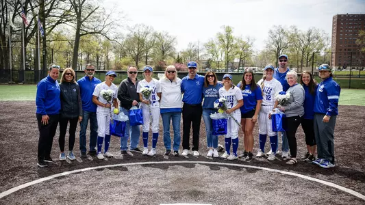 Softball Senior Day Group Photo