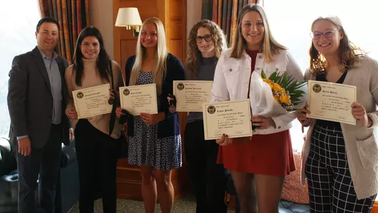 Student-Athletes inducted into Chi Alpha Sigma National Student-Athlete Honor Society