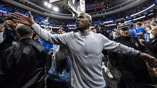 Shaheen Holloway After Win While Coaching Saint Peter's