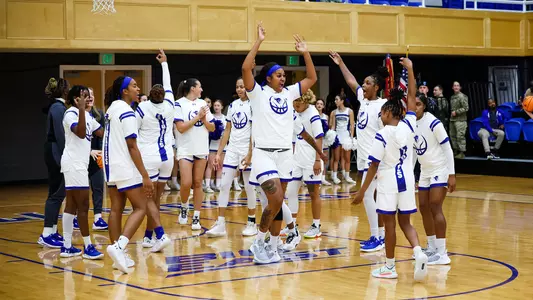 Seton Hall women's basketball team pregame before taking on Georgetown on Jan. 6