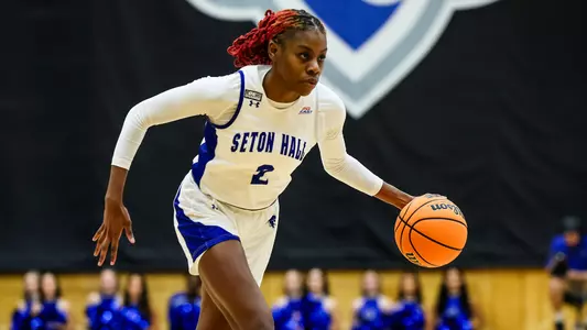 I'yanna Lops dribbles the ball against Iona on Nov. 7