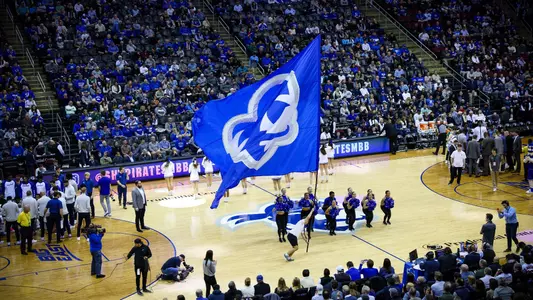 Flag man last season at Prudential Center
