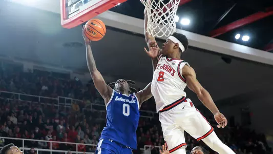 Kadary Richmond going for layup at St. John's