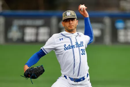 Joe Cinnella throws a pitch during the 2022 season