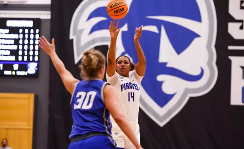 Sidney Cooks takes a shot against Creighton on Feb. 7