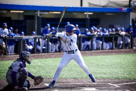 Pat D'Amico at the plate against Monmouth