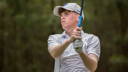 Men from the BIG EAST Conference play during the first round of the BIG EAST Men's Golf Tournament on Friday, April 28, 2023, in Hardeeville, S.C. (BIG EAST/Photo by Stephen B. Morton)