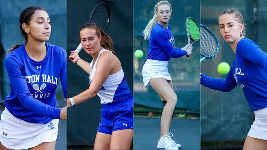 2023 Tennis CSC Academic All-District Honorees: Hiba El Khalifi, Arina Gumerova, Oliwia Kempinski, Arabella Moen
