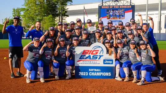 Softball 2023 BIG EAST Champions Team Photo
