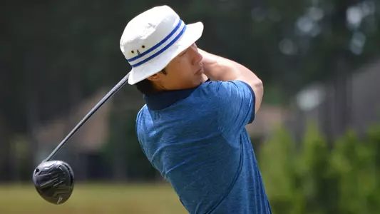 Wanxi Sun takes a swing during the 2023 BIG EAST Championship in Hardeeville, S.C.