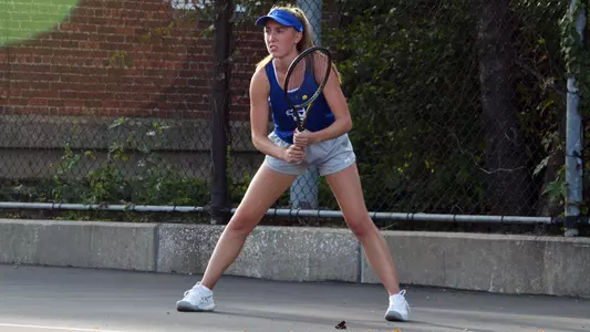 Imogen Brooker competing at Fordham Invitational