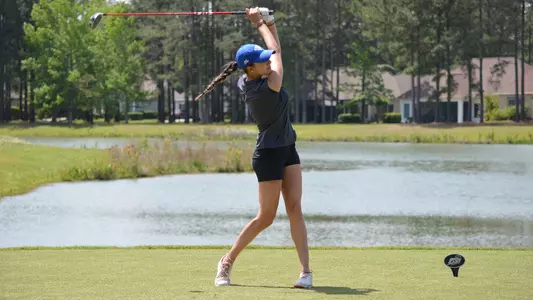 Ana Sarrias Pro takes a swing during the 2022 BIG EAST Tournament