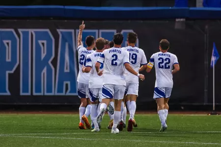 MSOC Celebrating a Goal