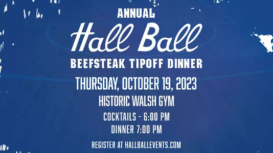 Annual Hall Ball Beefsteak Tip Off Dinner Graphic