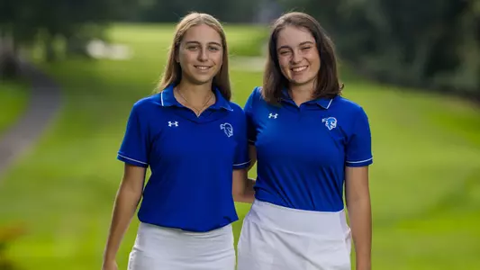 Marta Aguilar and Amelie Gras pose during photo day in the fall of 2024