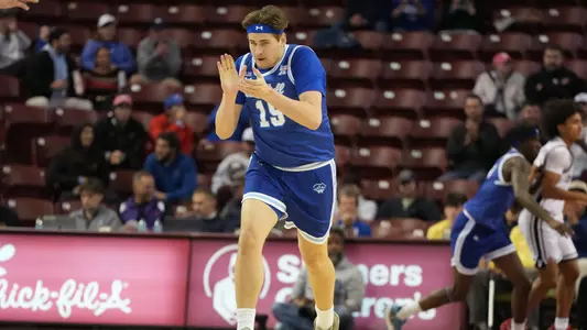 Gus Yalden runs the floor against Vanderbilt at the Charleston Classic