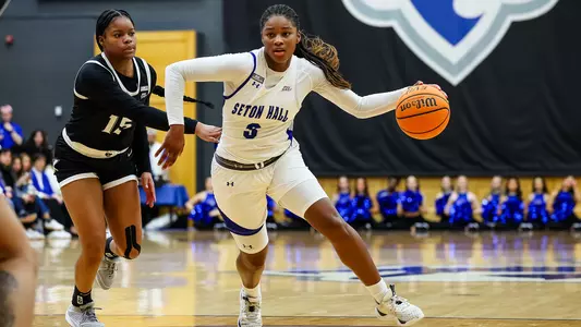 Micah Gray during her game against Xavier on Feb. 10