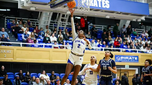 I'yanna Lops goes to the rim against Georgetown on Jan. 31