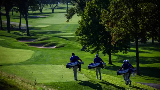 Course photo during a practice round in the fall of 2023