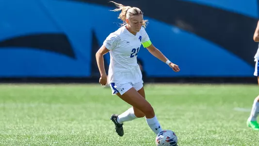 Natalie Tavana handles the ball against Villanova.