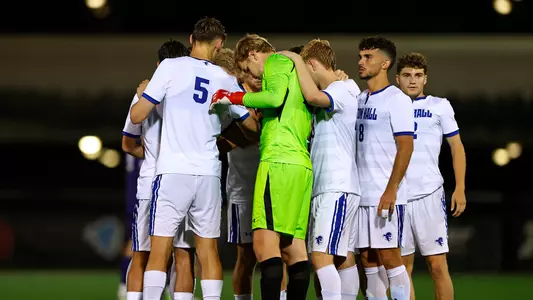 Albany vs Seton Hall during a mens’s soccer match, Thursday, Aug. 29, 2024, at Seton Hall. Photo by Rich Schultz