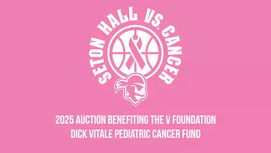 Seton Hall vs. Cancer 2025 Shooting Shirt Auction