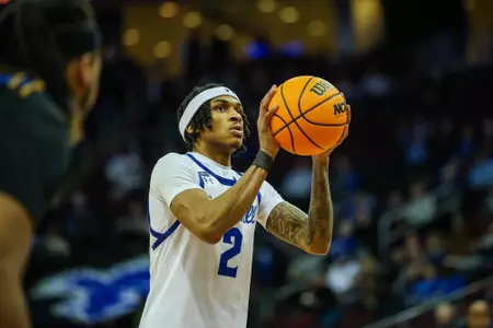 Chaunce Jenkins Shooting a Foul Shot vs DePaul