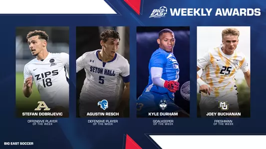 Resch Molina Lejbowicz BIG EAST Weekly Honor Roll