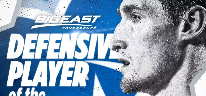 Agustin Resch BIG EAST Defensive Player of the Year