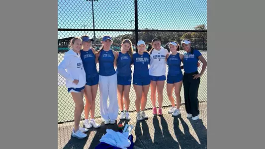Tennis Team After Competing at UNCW