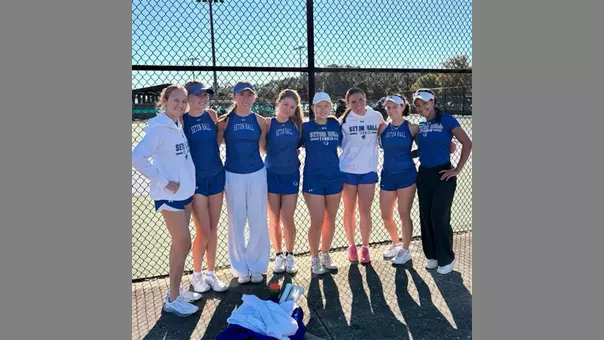 Tennis Team After Competing at UNCW