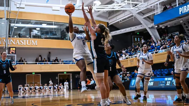 Savannah Catalon goes up for a shot against Columbia on Dec. 9