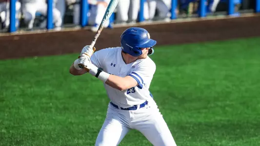 Kevin Milewski is up to the plate against Wagner