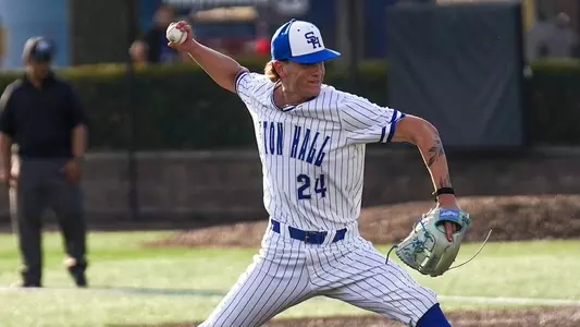 Tomas Cestero throws a pitch against Monmouth