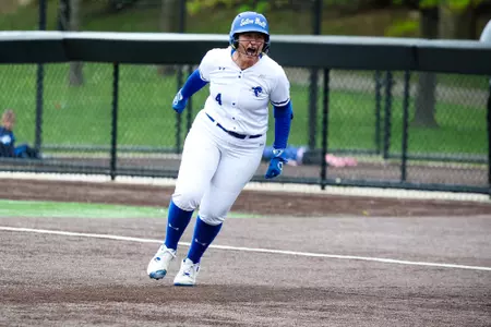Kelsey Carr Celebrates Walk-Off Win
