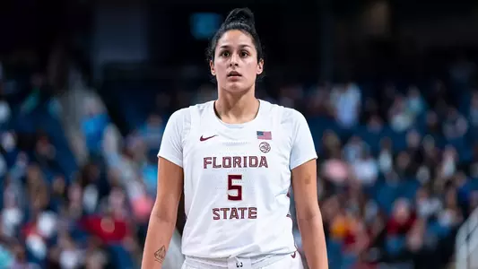 Mariana Valenzuela in a Florida State uniform