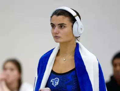Photo from Day 2 Finals of the BIG EAST Conference Swim & Dive Championships, February 25, 2025. (Brian Fisher for the BIG EAST)