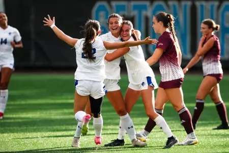 Paige Shaughnessy Celebrates Goal vs Iona 8.21.25