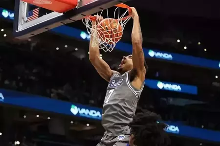 Josh Rivera Dunk vs Georgetown