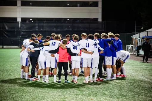 Seton Hall MSOC Huddle
